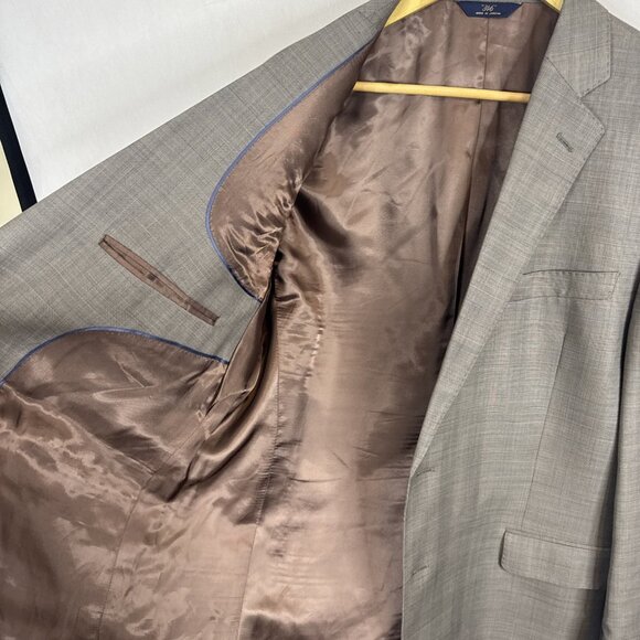 Brooks Brothers 346 Madison Fit Men 44 Brown Glen Plaid Wool Blazer Jacket - Picture 10 of 10